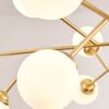 Nordic-Tree-Branch-LED-Lustre-De-Teto-Abajur-De-Bola-De-Vidro-Preto-e-Dourado-Luzes-2 Lustre moderno sputnik bola vidro