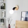 Nordic-Wood-LED-Wall-Lamp-Sconce-E27-Retro-Cabeceira-Vintage-Ilumina-o-Interior-Quarto-Sala-de-1 Arandela vintage base redonda