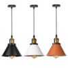 Novo-Estilo-Pingente-Luzes-Loft-R-ssia-L-mpada-Pingente-Retro-L-mpada-Pendurada-Abajur-Para Pendente industrial chapéu Loft