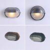 Outdoor-imperme-vel-alum-nio-Oval-Wall-Lamp-Exterior-Sconce-Ilumina-o-Retro-teto-l-mpada Arandela tartaruga clássica para jardins