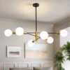 Preto-LED-Teto-L-mpada-Pingente-Nordic-Lustre-Minimalista-Ilumina-o-Interior-Modern-Home-Decor-Quarto-1 Lustre moderno Sputnik