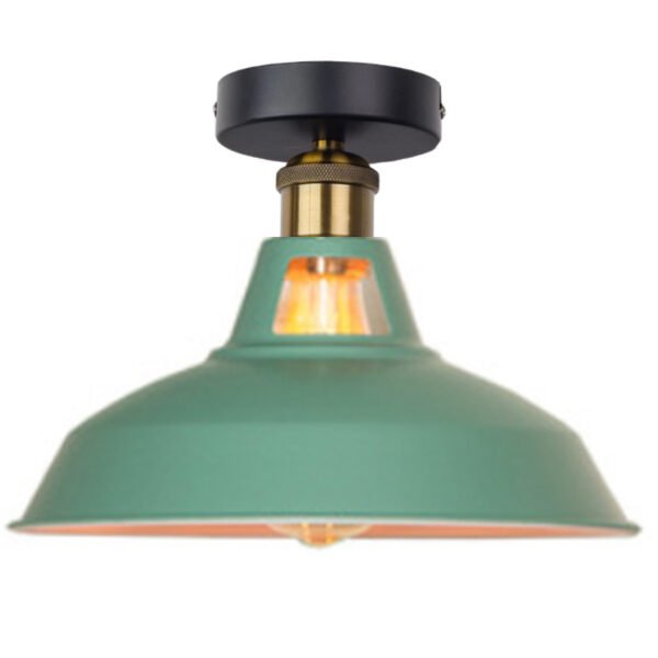 Preto-Semi-Flush-Mount-Farmhouse-Luz-de-teto-Fixture-for-Hallway-Porch-Laundry-Foyer-E27-Base-1