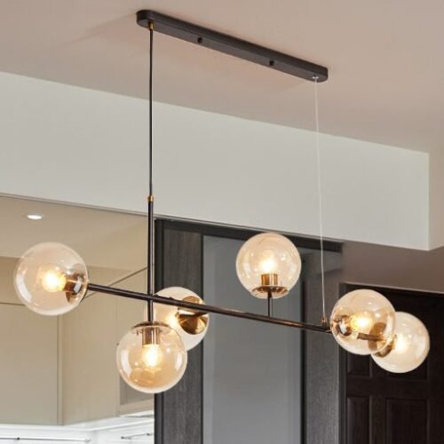 Lustre loft jabuticaba bola vidro