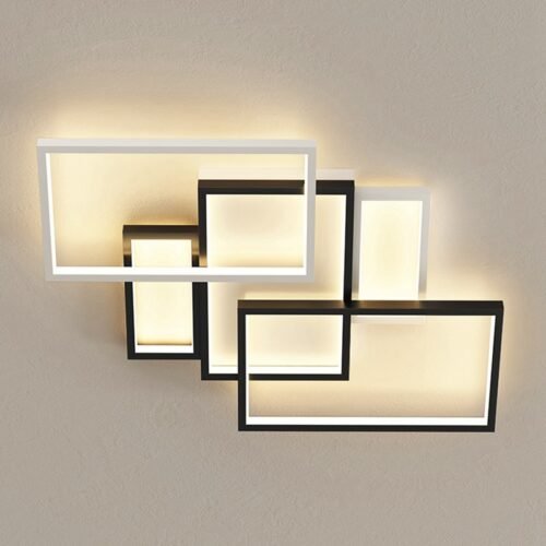 luminária-sobrepor-minimalista-vazado-alumínio-de-led-marca-miresa luminária sobrepor minimalista vazado alumínio de led