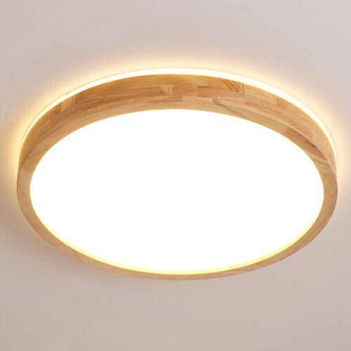 Sb58ac4b6ac6c4c128b01a82c51b86ef9M Plafon led redondo madeira moderno