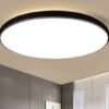Super-brilhante-redonda-LED-luz-de-teto-l-mpada-branca-quente-sala-de-estar-quarto-banheiro Plafon redondo led anti-mosquito