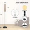 Luminária de chão moderna led 9w