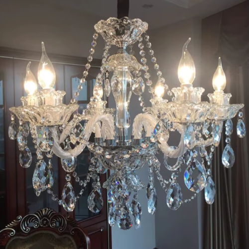 Lustre clássico de cristal