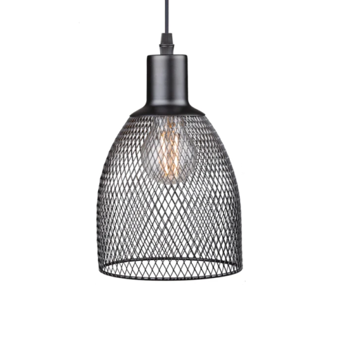 Pendente industrial Gaiola Preto