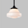 Foto de pendente vidro branco leitoso, pendente de vidro branco leitoso, catálogo Miresa, loja-de-luminárias-São-Paulo.