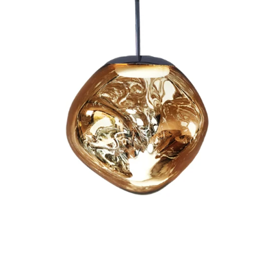 pendente pedra formato dourado marca miresa