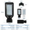 2-p-s-lote-Rua-CONDUZIU-a-L-mpada-100W-AC-110V-220V-Holofote-Ao-Ar-1 Holofote para poste Led IP65
