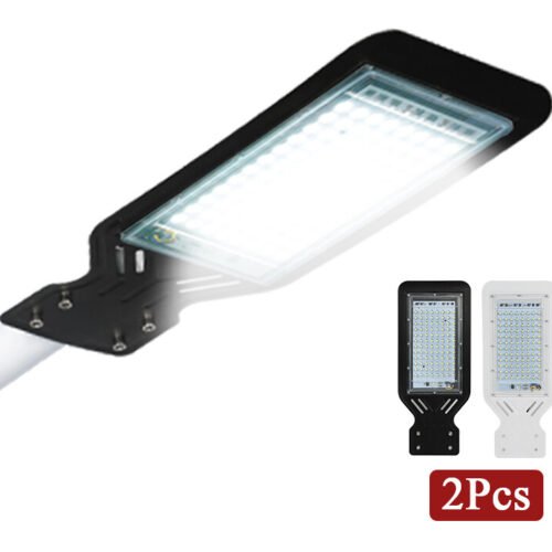 2-p-s-lote-Rua-CONDUZIU-a-L-mpada-100W-AC-110V-220V-Holofote-Ao-Ar Holofote para poste Led IP65