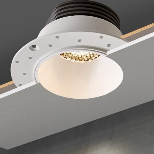 Brgt-led-sem-moldura-spotlight-f-cil-de-instalar-l-mpada-de-teto-embutida-sem-fronteira Spotlight NoFrame redondo de led