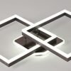 Luminária sobrepor minimalista quadrado de led