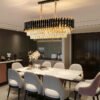 H5fe85f46c81549fd9e1d7b793f343e6fL Lustre redondo preto e cristal k9 40cm
