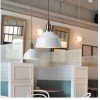 Pendente industrial Branco vintage