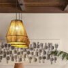 Luminária pendente rústica vime | Entrega em Todo Brasil