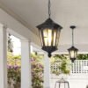 L-mpada-pingente-LED-imperme-vel-ao-ar-livre-lumin-ria-retro-para-corredor-e-corredor-2 Pendente preto colonial jardim