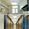 Lumin-ria-led-de-painel-redonda-com-4-l-mpadas-led-6w-12w-18w-25w-holofote-3 Kit 4 Luminária Painel Plafon 25w LED Sobrepor