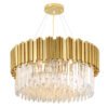 Lustre-de-cristal-luxuoso-led-para-sala-de-estar-sala-de-jantar-quarto-l-mpada-de-1 Lustre redondo dourado e cristal transparente