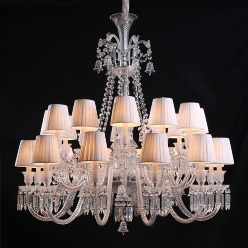 Lustre cristal transparente Baccarat