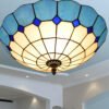 Lustre-de-teto-mediterr-neo-lumin-ria-quadrada-azul-de-50-a-60cm-para-decora-o-1 Luminária sobrepor Tiffany mediterrâneo