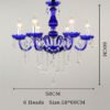 Luxo-azul-lustre-de-teto-cristal-para-sala-estar-quarto-decora-o-pendurado-l-mpadas-restaurante-1 Lustre clássico azul ou amarelo 6 Braços
