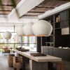 Minimalismo-N-rdico-Wabi-Sabi-Vento-Led-Lustre-Restaurante-Bar-Ilha-Pingente-Luzes-Decora-o-da-1 Pendente concreto rústico Wabi Sabi