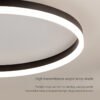 Modern-LED-L-mpadas-De-Teto-Lustre-Luzes-Living-Sala-De-Jantar-Cozinha-Quarto-Luz-De-3 Luminária sobrepor led redondo minimalista