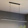 Modern-Led-minimalista-Jantar-Sala-lustre-longa-tira-l-mpada-de-mesa-Lustre-L-mpada-Cozinha Pendente barra retangular minimalista