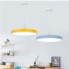 Pendente moderno led circular alumínio