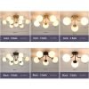 Nordic-Milk-White-Glass-Ball-Luzes-de-teto-Lustre-LED-Sala-de-estar-e-quarto-Techo-3 Luminária sobrepor bolas de vidro