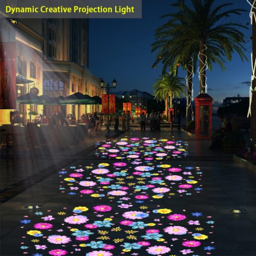 Outdoor-Dynamic-Creative-Luz-Proje-o-Waterproof-Goldfish-Cloud-Pattern-Personalizado Refletor Outdoor Luz Projeção Dinâmica
