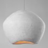 S092ac764119c454f958fc65847f77d946 Pendente concreto rústico Wabi Sabi
