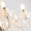 Luminária chão Girafa lustre cristal pendurado