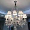 Lustre-clássico-baccarat-de-vidro-cristal-marca-miresa Lustre clássico baccarat de vidro e cristal
