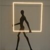 Luminária Chão Escultura Humana