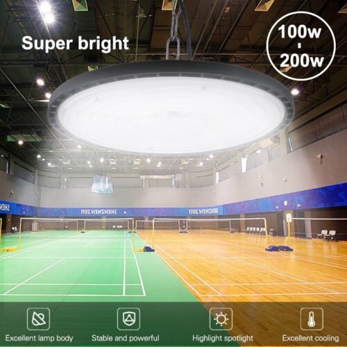 Super-Bright-LED-Ilumina-o-Industrial-Garagem-Luzes-IP65-Imperme-vel-Alta-Ba-a-Luz-Armaz Luminária para grandes galpões Industrial IP65