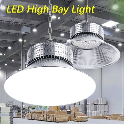 Ufo-levou-Luz-Elevada-da-ba-a-220V-Armaz-m-Luz-100W-150W-200W-250W-Oficina Luminária ufo Led Para Armazéns e Galpões