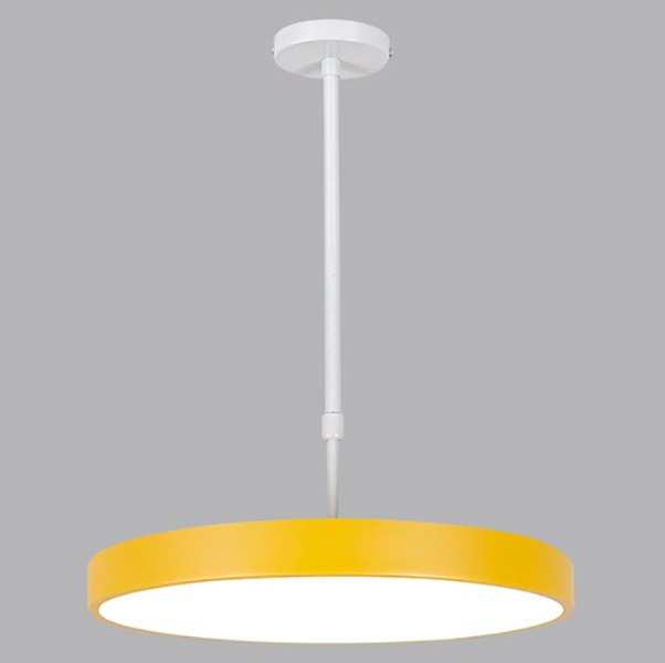 Pendente moderno led circular alumínio