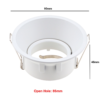 Ajust-vel-LED-teto-Spot-Light-Frame-redondo-quadrado-lumin-ria-embutida-branco-preto-MR16-GU10-1 Spot No Frame Para Led MR16 ou GU10
