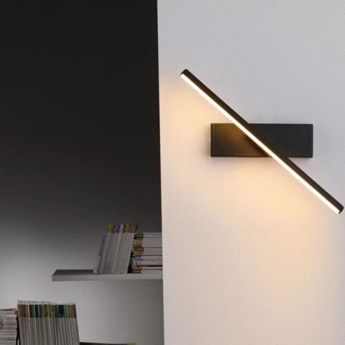 L-mpada-de-parede-girat-ria-LED-para-sala-de-estar-moderno-n-rdico-minimalista-quarto Arandela barra minimalista giratória de LED