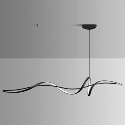 Nordic-Home-Decor-Lustres-para-Sala-de-Jantar-Lustre-Pendant-Lights-L-mpadas-de-suspens-o Lustre minimalista retangular forma orgânica