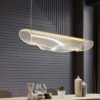 Lustre Retangular Formas Irregulares de Acrílico