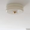 Luminária Sobrepor Circulo Vidro