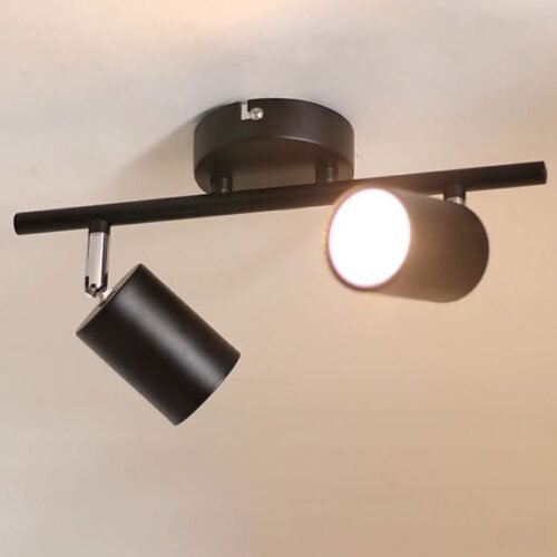 spot-duplo-aluminio Spot tubinho preto de led