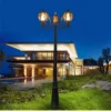 Ab7fdc70f36fe495d93c08d53feab29327 Poste Jardim Moderna Bola Nas Cores Dourado ou Preto