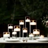 Casti-al-de-vidro-sem-fuma-a-Flutuante-Candle-Cup-Rom-ntico-Candlelight-Jantar-Atmosfera-Birthday Vidro Cilindro Para Vela Flutuante