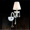 K9-Top-Branco-Cristal-L-mpada-de-Parede-Vela-LED-E14-L-mpadas-Cabe-a-Dupla-1 Arandela Lustre De Parede Cristal K9